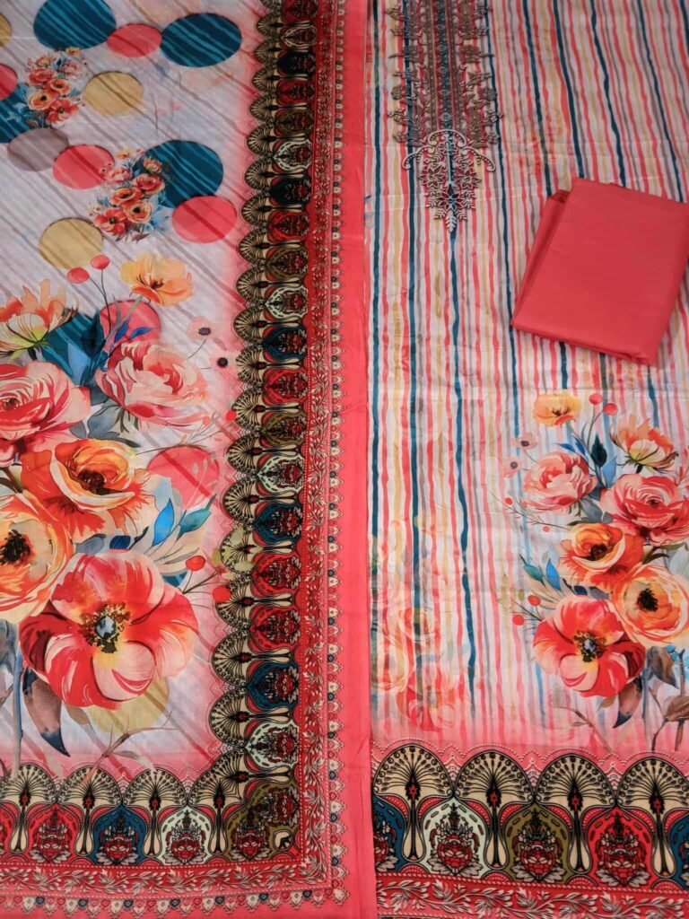New Fine Cotton Three Piece